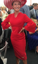 Celia Holman Lee - at the Galway Races