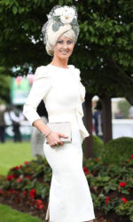 Ava Hayes - winning best dressed Lady in the Curragh